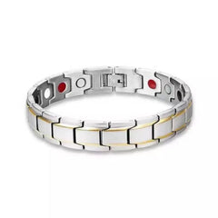 Pulsera con módulo magnético extraíble, pulsera magnética para pareja de hombres
