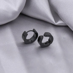 Stainless steel electroplated U-shaped ear clips without ear piercings 4 pairs
