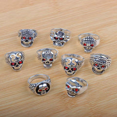 Skull Ghost Head Ring Men's Jewelry