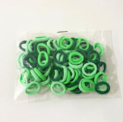 Children's rubber band candy-colored thumb hair band 2 pc/unit