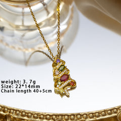 Santa Claus Elk Snowman Bells Versatile Necklace (Minimum purchase 2 pcs)