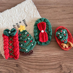 Christmas series hairpin children's wool hairpin