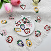Fruit bb dripping bangs clip apple cherry strawberry children hairpin girl 2pcs