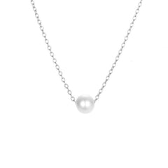 18K Gold Natural Seawater Pearl Necklace