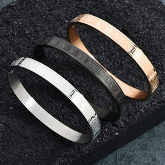 Pulsera de acero de titanio para hombre de la marca Tide