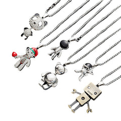 Titanium steel sweater chain men's necklace