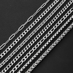 Stainless Steel Bracelet Men's Cuban Bracelet Women's Titanium Steel Bracelet