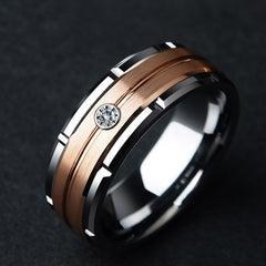 Men's ring jewelry 2 pieces