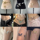 Butterfly tassel, a two-style wearing necklace waist chain or body chain (Minimum purchase of 3 pieces)