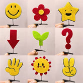 Cute expression hairpin rock scissors cloth duck bill clip children's headdress