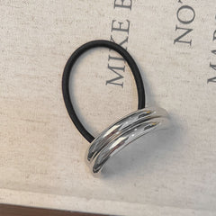 Women's Simple Style Solid Color Alloy Hair Tie