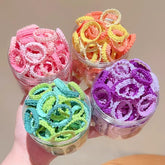 Children's Rubber Band Color Bag Lace Rubber Band