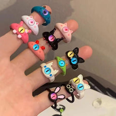 Cute little monster ring
