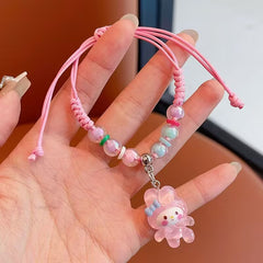 Pulsera infantil con dibujos animados Kulomie, linda pulsera de cuerda de mano de dibujos animados para niñas