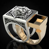 Lion ring set finger ring men's ring