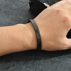 Pulsera de acero de titanio para hombre de la marca Tide