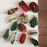 Christmas series hairpin children's wool hairpin