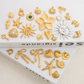 1 Piece 16.3mm 33MM 39mm 304 Stainless Steel Starfish Heart Shape Fish Pendant