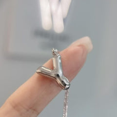 1 Piece 24mm 304 Stainless Steel Letter Pendant Chain