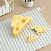 Pinza para el pelo con forma de queso, creativa, con forma de disco, con forma de tiburón, para niña, con forma de garra para el pelo, en forma de triángulo, para el pelo, accesorios para el cabello