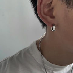 Ear clips men's earrings without piercings men's earrings single