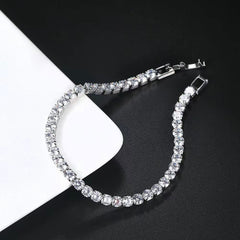 24AA Claw Chain Bracelet Men's Hip Hop Diamond Bracelet Rhinestone Chain