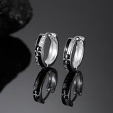 Pendientes de caballerosidad para hombre, con hebillas cruzadas