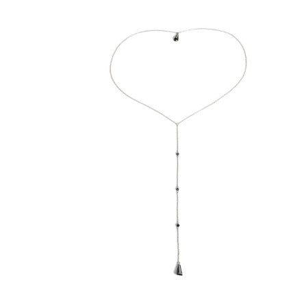 Cadena trasera con forma de gota de agua, personalizada, con flecos largos y diseño geométrico (compra mínima de 2 piezas) 