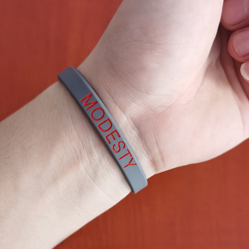 Pulsera de silicona para mujer y hombre 