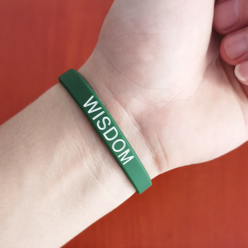 Pulsera de silicona para mujer y hombre 