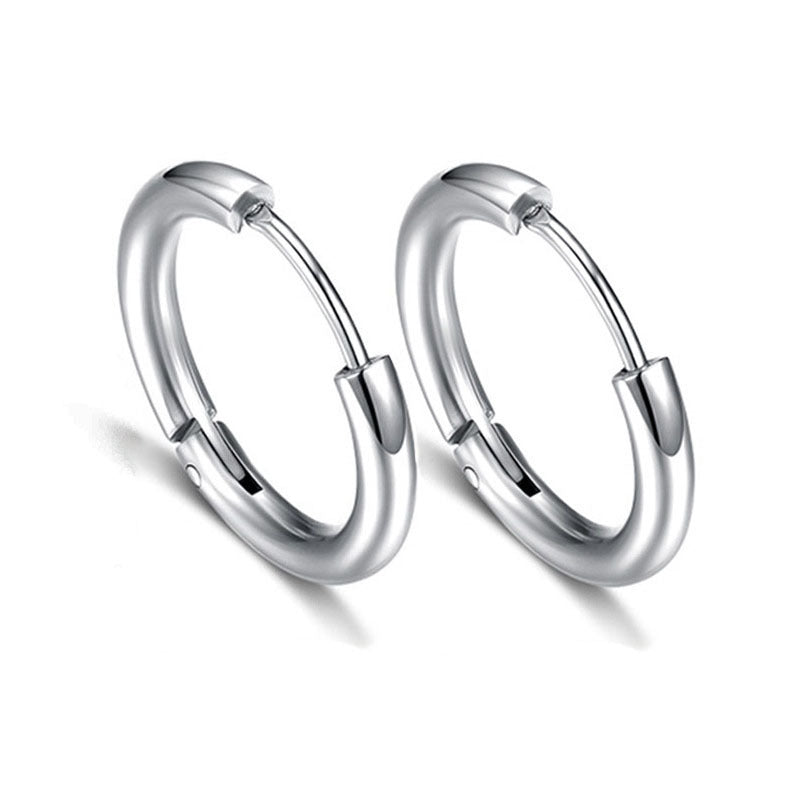 Anillo nasal de bola de tornillo tipo C, perforación, anillo nasal de acero inoxidable para mujer 