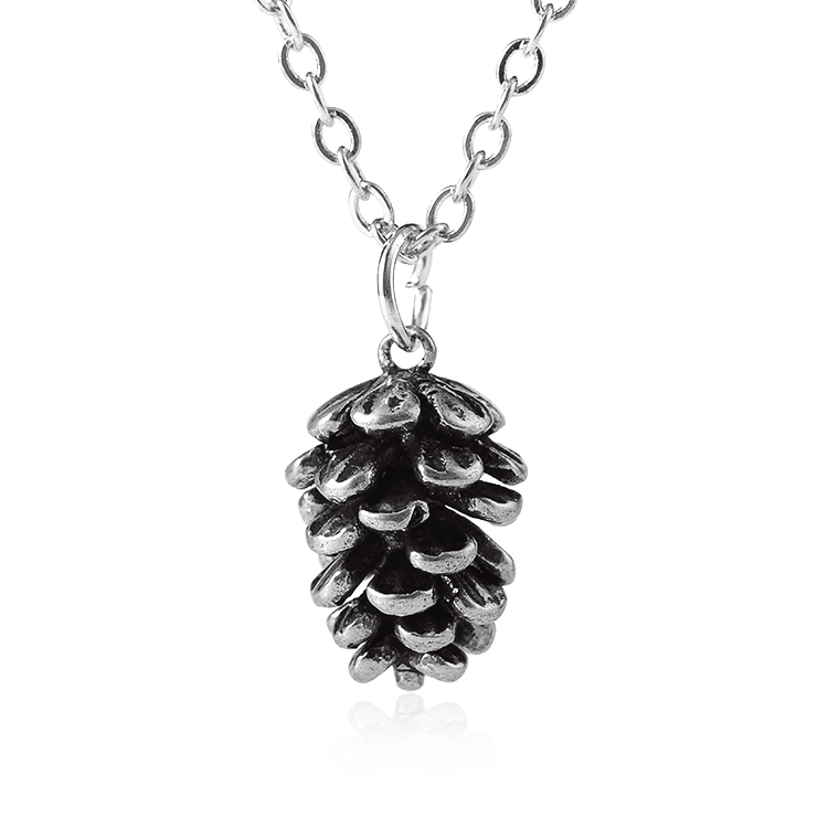 Collar herbario de piñones 2 piezas 
