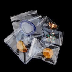 Bolsas de plástico para embalaje de joyas de colores sólidos informales