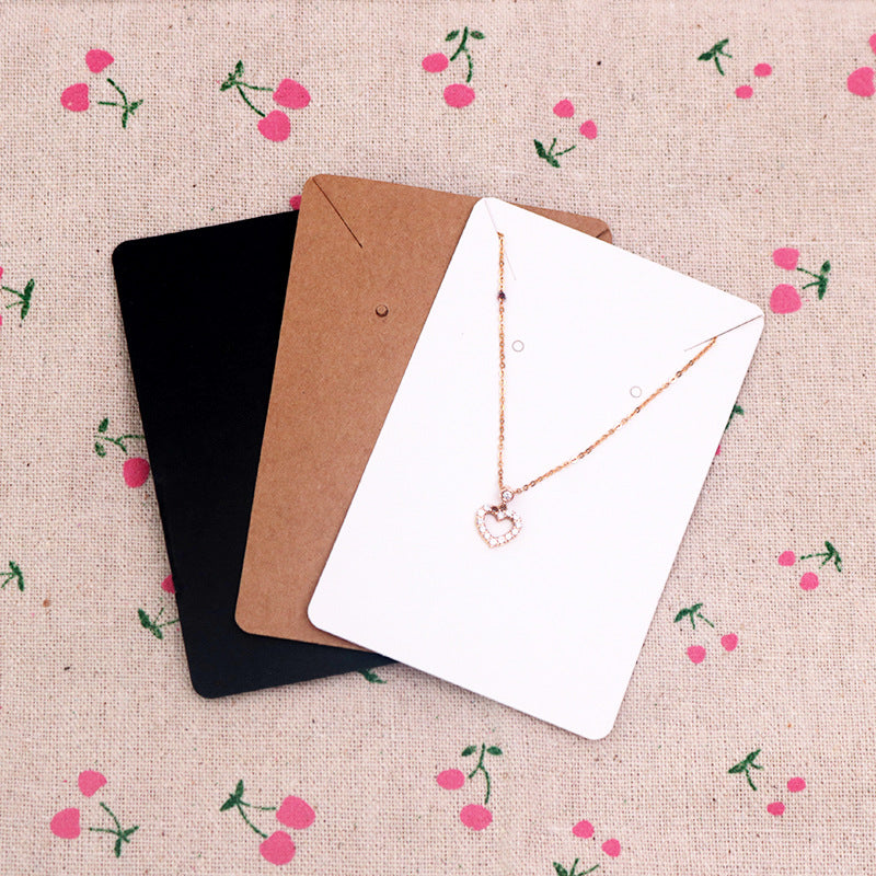 1 Piece Paper Square Hair Accessories Card Bracelet Card Earring Card