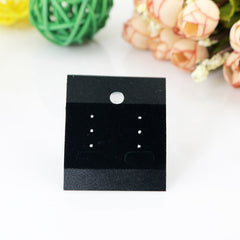 1 pieza de franela de PVC de color sólido para accesorios de cabello, tarjeta para aretes