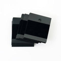 1 pieza de franela de PVC de color sólido para accesorios de cabello, tarjeta para aretes