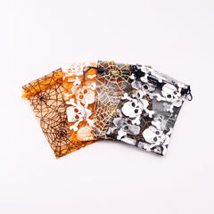 Organza de calavera de estilo clásico para Halloween