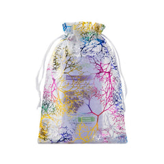 Bolsas de organza para embalaje de joyas con impresión de estilo clásico