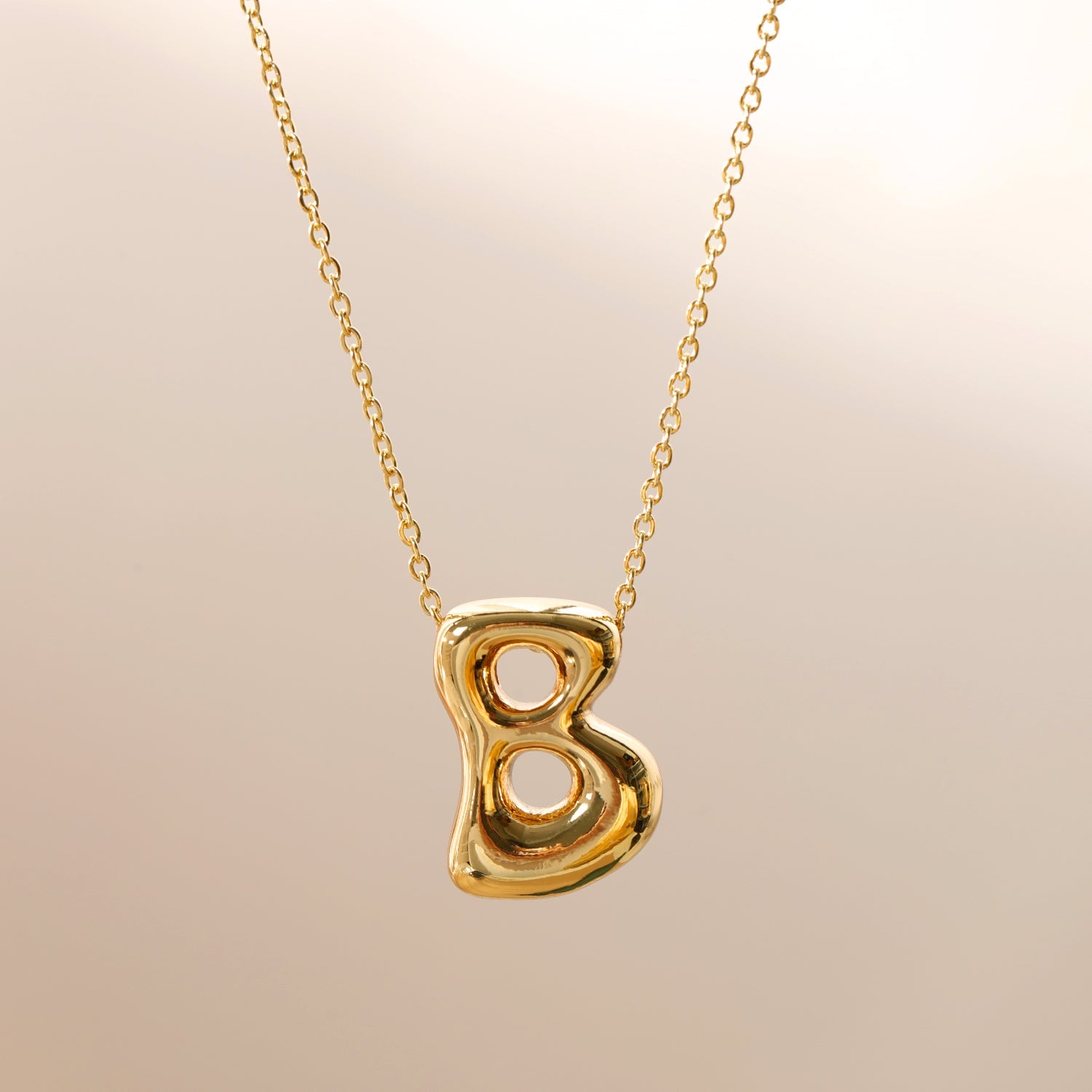Wholesale Jewelry Beach Sweet Commute letter 304 Stainless Steel 18K Gold Plated Chain Pendant Necklace