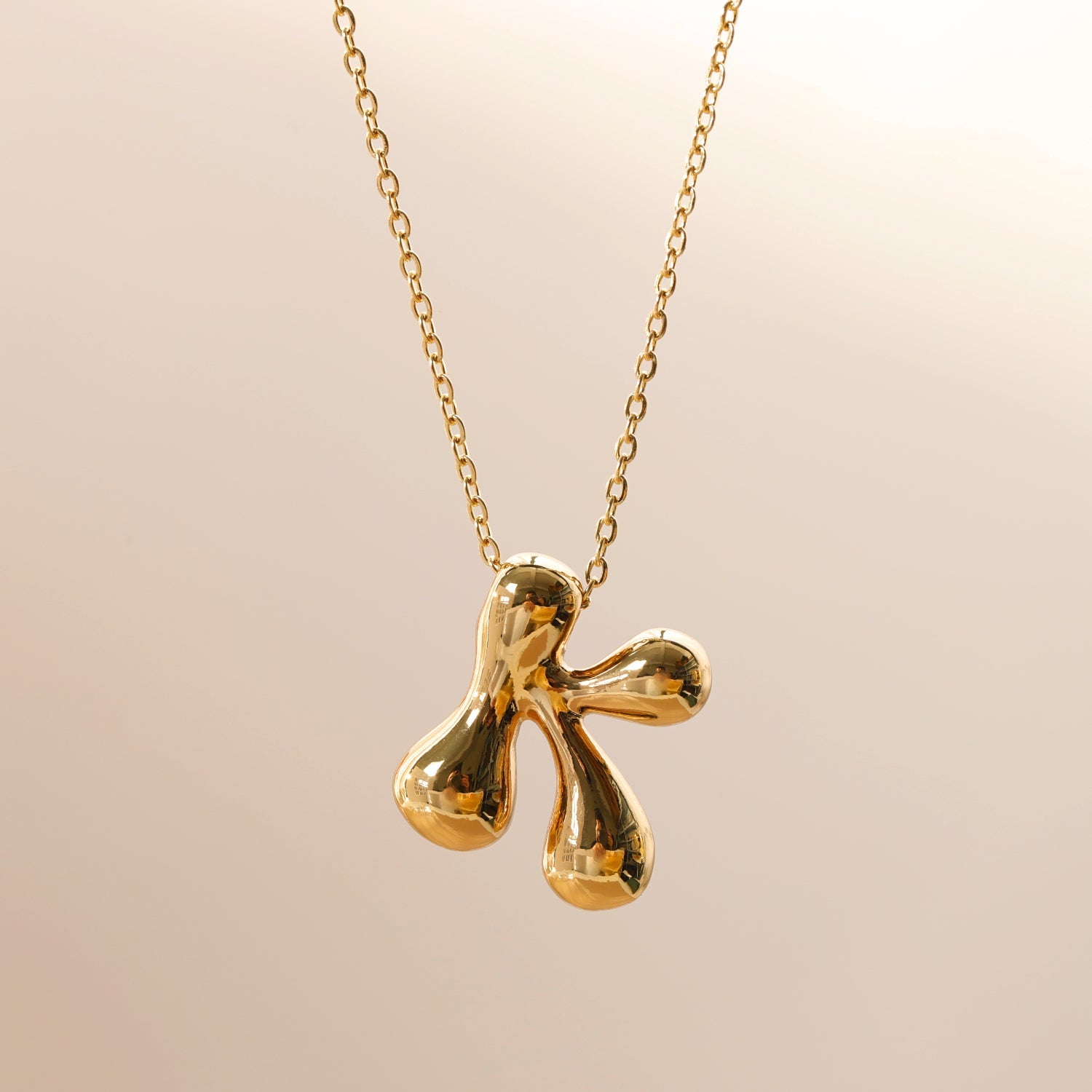 Wholesale Jewelry Beach Sweet Commute letter 304 Stainless Steel 18K Gold Plated Chain Pendant Necklace