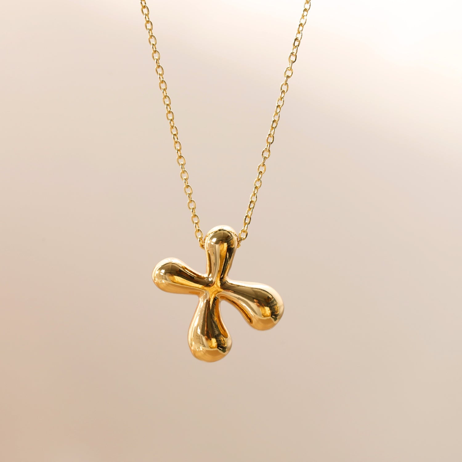 Wholesale Jewelry Beach Sweet Commute letter 304 Stainless Steel 18K Gold Plated Chain Pendant Necklace