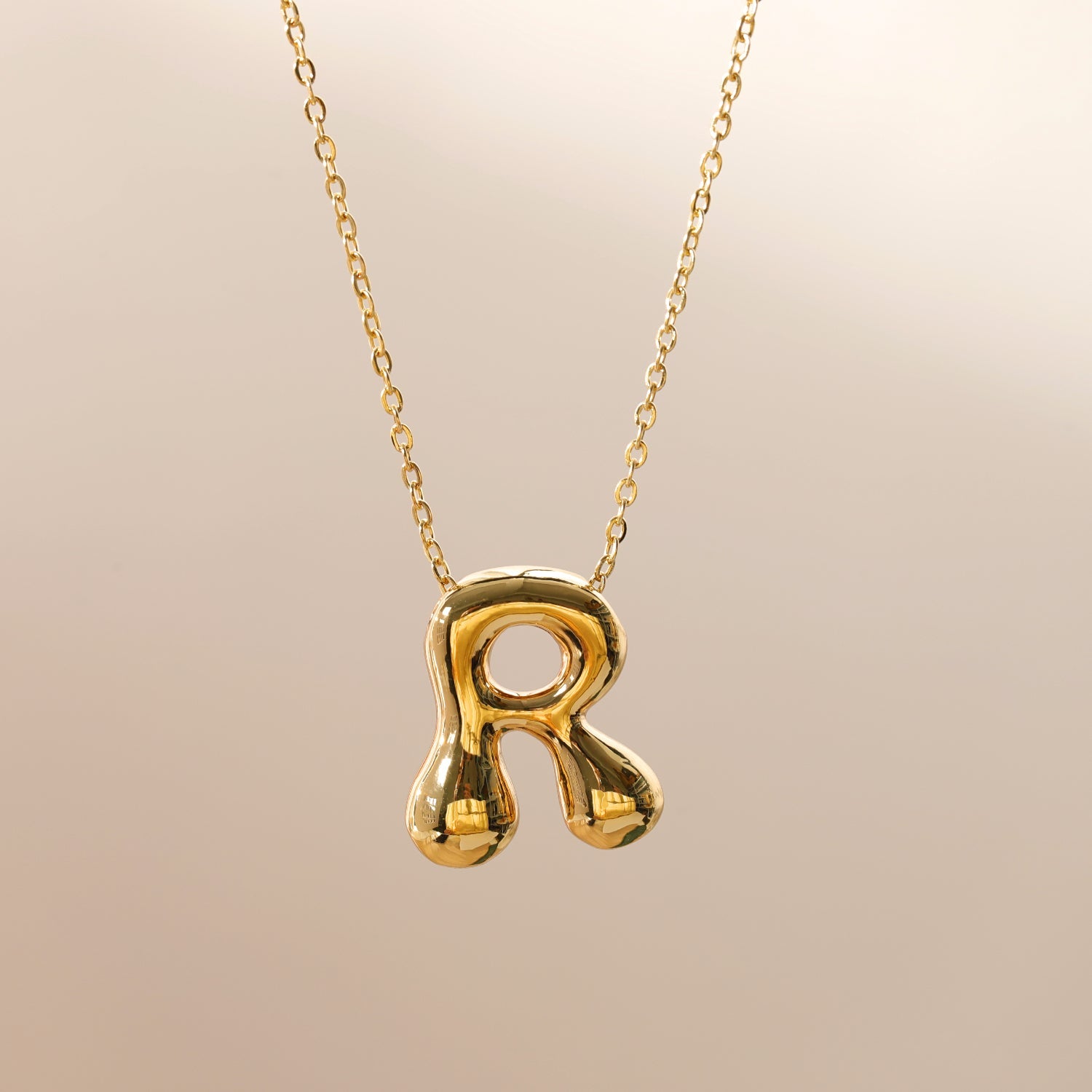 Wholesale Jewelry Beach Sweet Commute letter 304 Stainless Steel 18K Gold Plated Chain Pendant Necklace