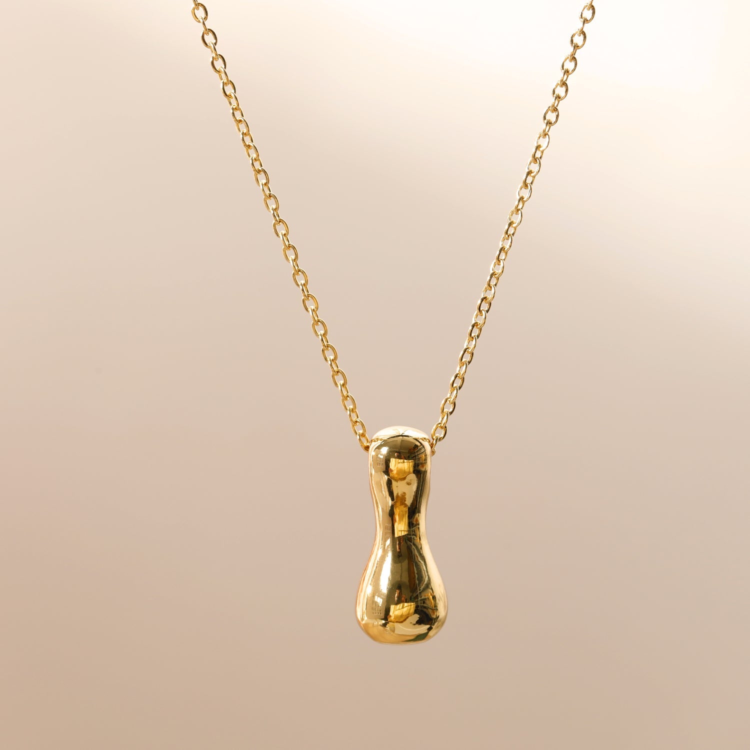 Wholesale Jewelry Beach Sweet Commute letter 304 Stainless Steel 18K Gold Plated Chain Pendant Necklace