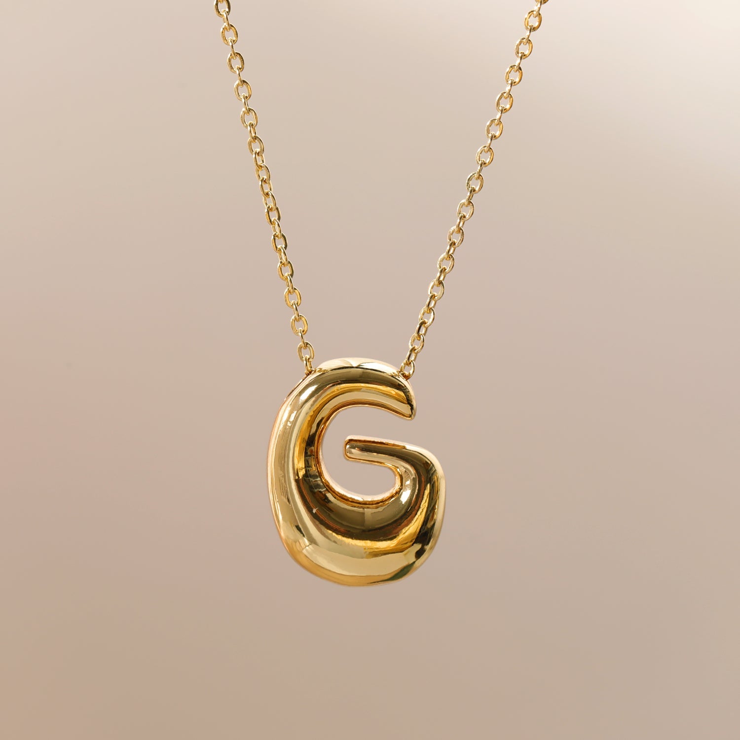 Wholesale Jewelry Beach Sweet Commute letter 304 Stainless Steel 18K Gold Plated Chain Pendant Necklace