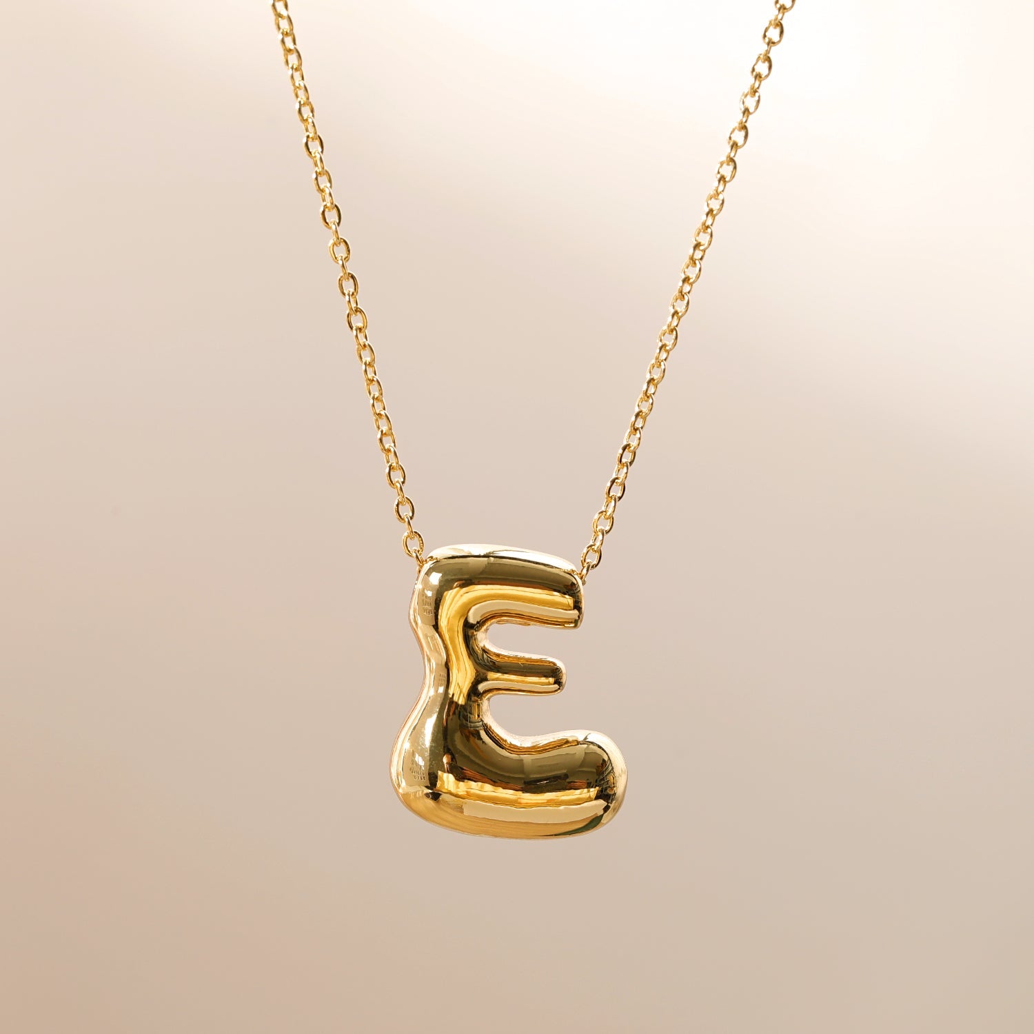 Wholesale Jewelry Beach Sweet Commute letter 304 Stainless Steel 18K Gold Plated Chain Pendant Necklace