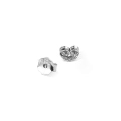 1 pieza de pendientes de plata de ley 925 de color sólido