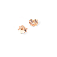 1 pieza de pendientes de plata de ley 925 de color sólido