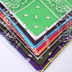 Bandanas unisex de poliéster con estampado de cachemira y hip hop