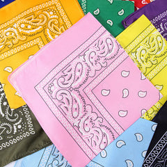 Bandanas unisex de poliéster con estampado de cachemira y hip hop