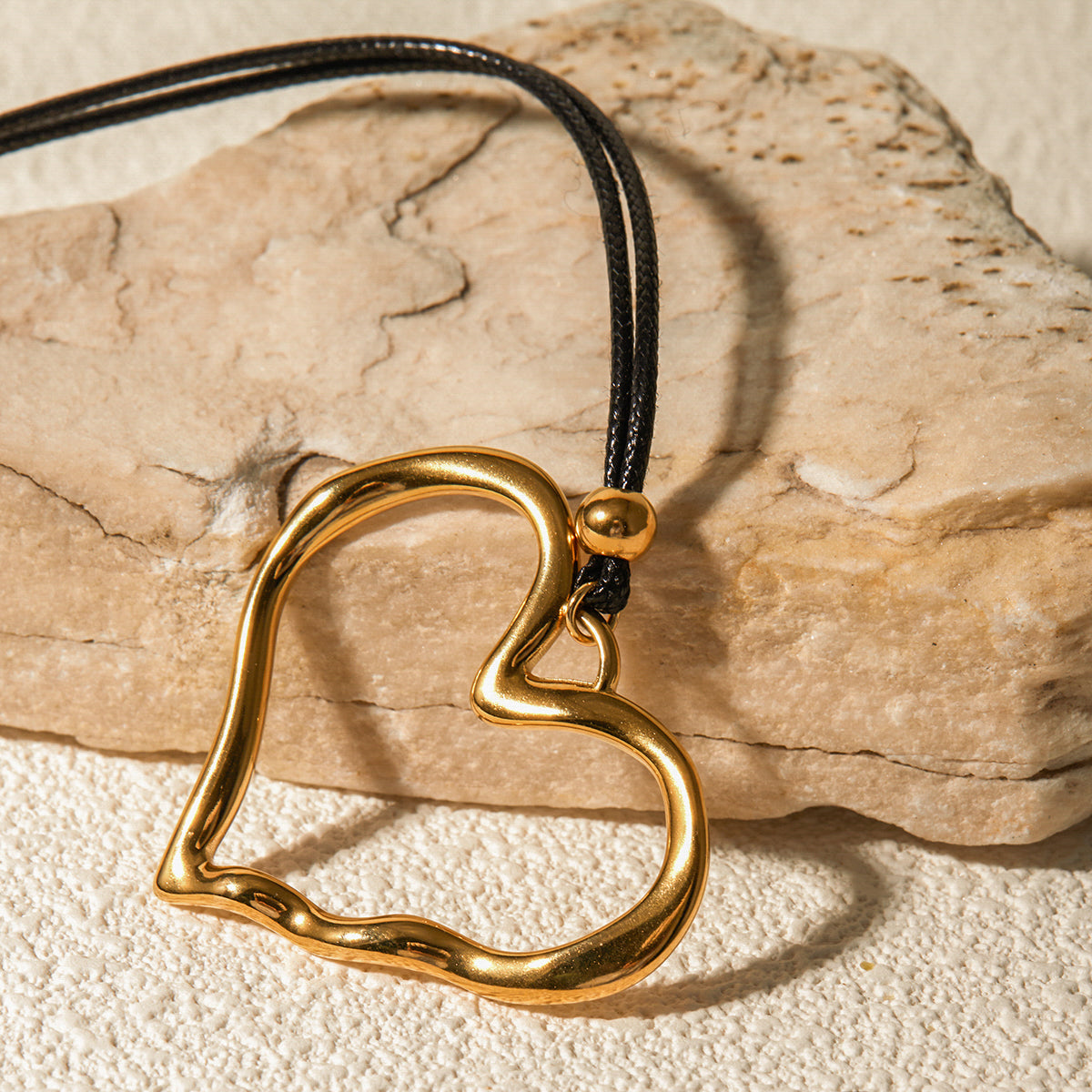 Wholesale Jewelry Vacation Simple Style Heart Shape 304 Stainless Steel Zircon 18K Gold Plated Plating Earrings Necklace